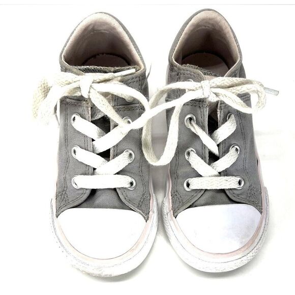 Gray And Pink Converse Shoes All Star Classics - Toddler, 8 - Picture 2 of 7